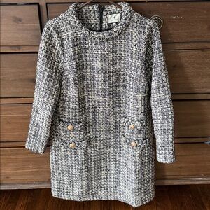 Tuckernuck Jackie Black/White Dress Medium EUC